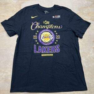 NEW LG WOMEN Los Angeles Lakers Nike 2020 NBA Finals Champions Locker Room Shirt